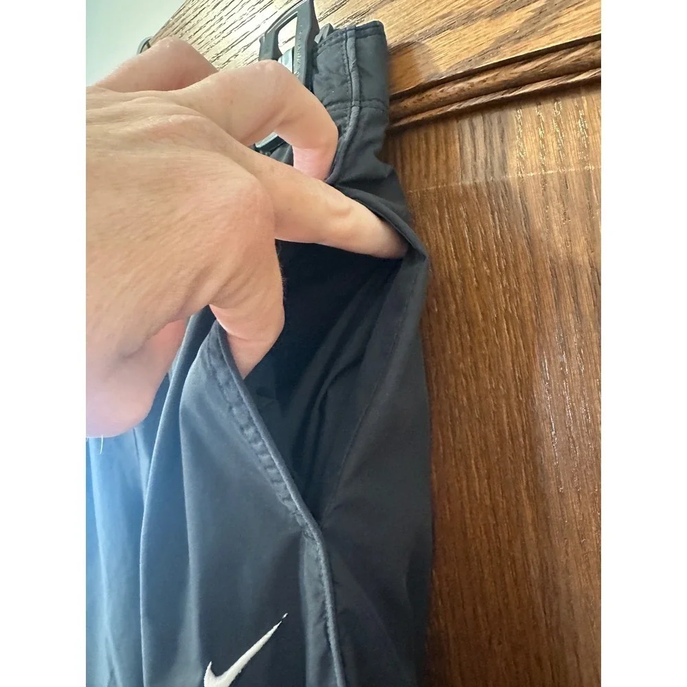 Nike The Athletic‎ Dept. Track Pants Black Zipper Ankle Pockets Mens Small